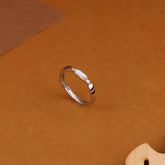 Silver Baguette Cut Opal Ring